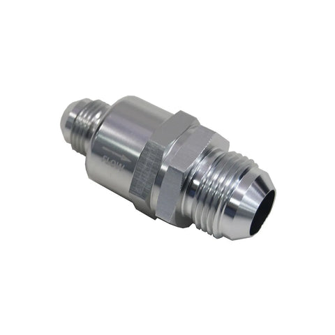 Aeroflow One Way Stepped Check Valve -12AN to -8AN - Silver