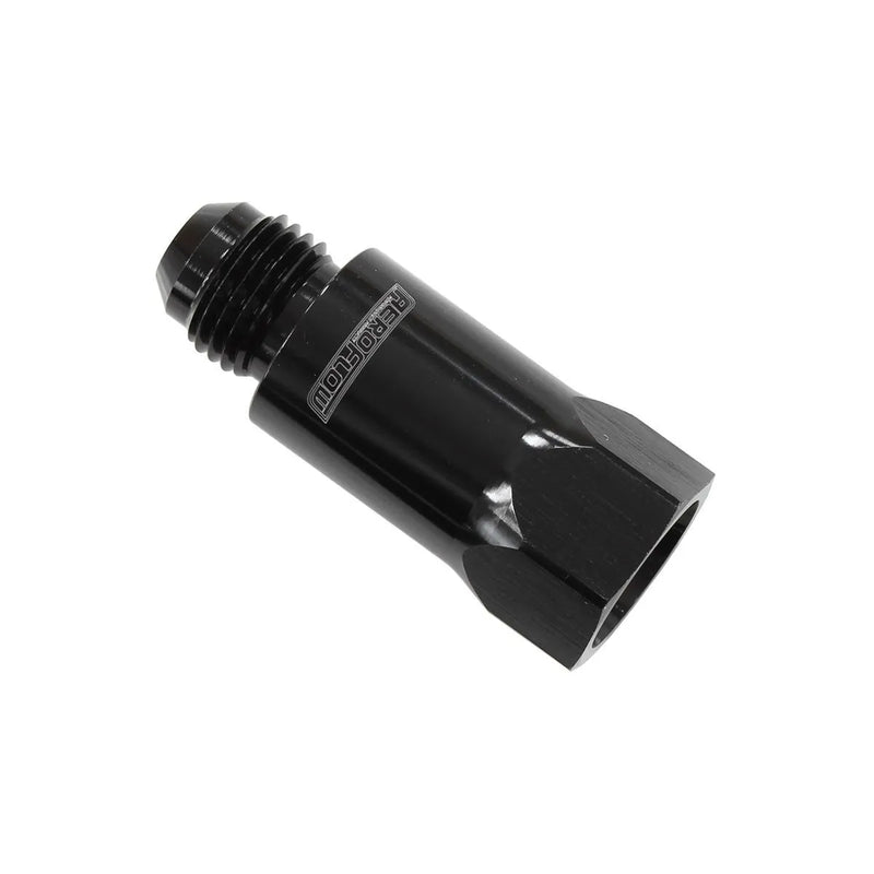 Aeroflow Roll Over Valve -6AN Female ORB to -6 Male AN - Black