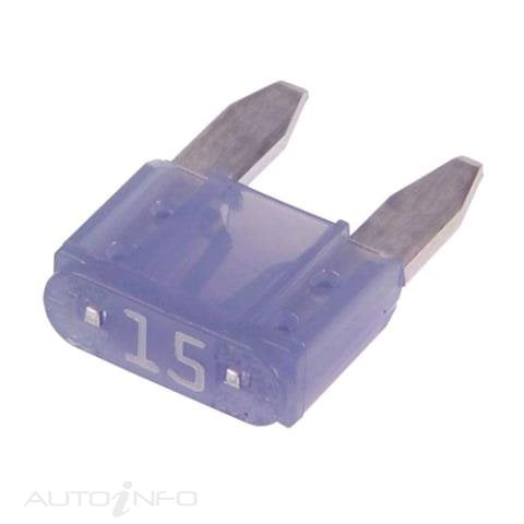 Narva Mini Blade Fuse 15AMP PK5 - 52715BL