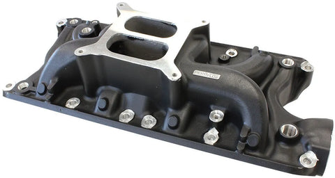 Aeroflow AF6210-2000 Street Dual Plane Intake Manifold - Black Finish (SB Ford 289-302 Windsor)