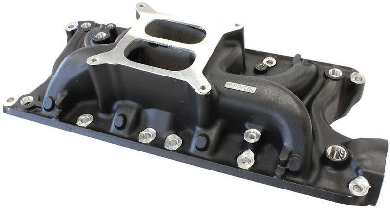 Aeroflow AF6210-2000 Street Dual Plane Intake Manifold - Black Finish (SB Ford 289-302 Windsor)