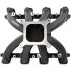 Aeroflow Rectangle Port Carburettor Street Single Plane Non-EFI Intake Manifold (GM LS) - Black Finish