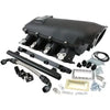 Aeroflow Cathedral Port Low Rise EFI Modular Intake Manifold (GM LS) - Black Finish