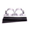 Aeroflow Dual Billet Fuel Pump Bracket - Silver (image 2)