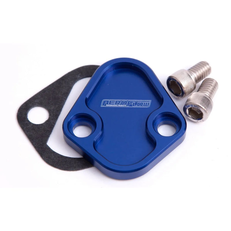 Aeroflow AF64-2027X Billet Fuel Pump Block Off