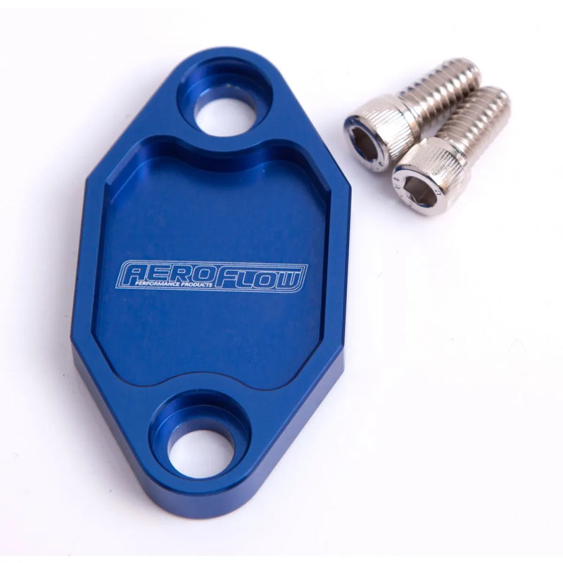 Aeroflow AF64-2029X Billet Fuel Pump Block Off Plate
