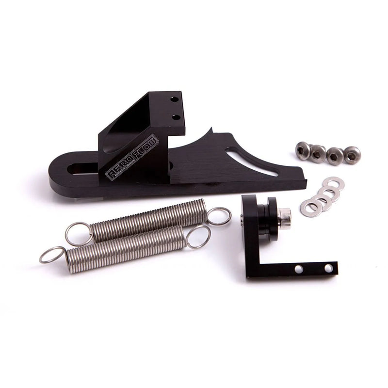 Aeroflow Throttle Return Spring Bracket - Black - 4150 Style