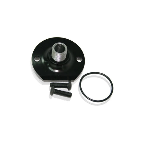 Aeroflow AF64-2055BLK Spin On Filter Mount Billet Non