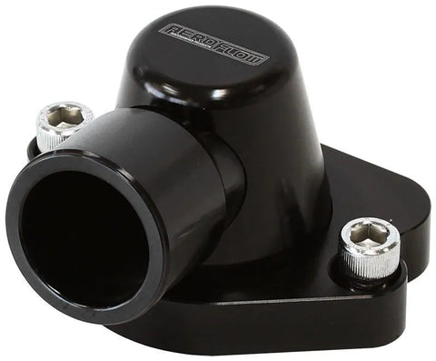 Aeroflow Billet Thermostat Housing - Black (Holden V8)