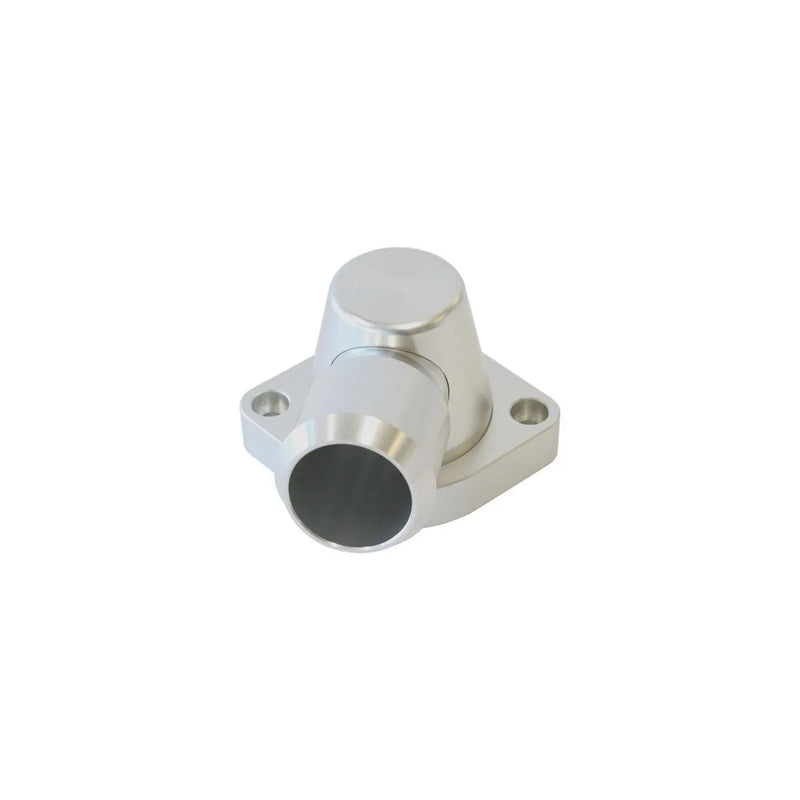 Aeroflow Swivel Billet Thermostat Housing - Silver (GM LS3)