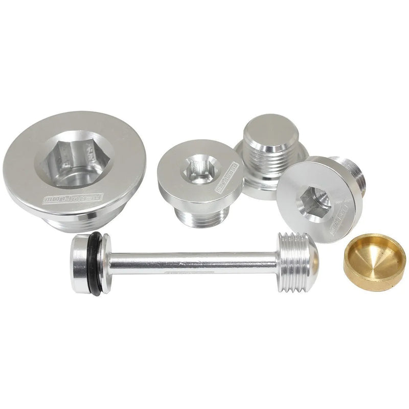 Aeroflow AF64-2125 Welsh Plug Kit with Billet Barbell