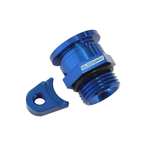 Aeroflow Fuel Pressure Regulator Adapter - Blue (Holden V8 EFI)