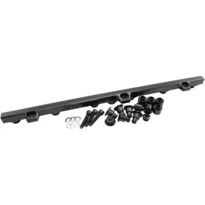 Aeroflow Top Feed Billet EFI Fuel Rail (Toyota 2JZ-GE) - Black — fits Toyota Soarer