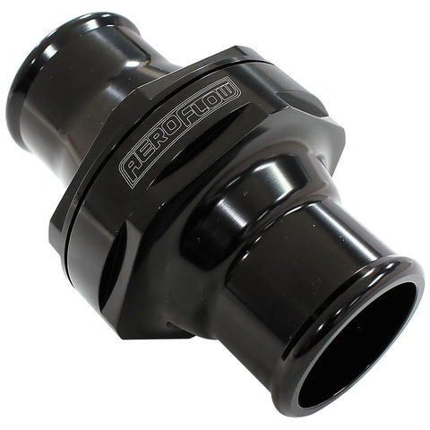 Aeroflow Inline Thermostat Housing 1.5" - 38mm Hose - Black