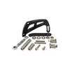 Aeroflow Billet Aluminium Power Steering Bracket - Black (SB Chevrolet) Driver Side