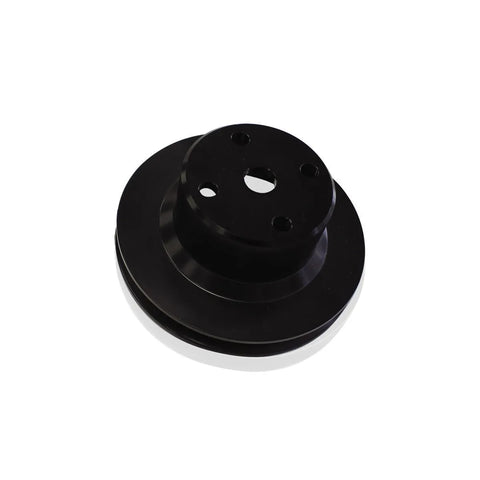 Aeroflow Water Pump Pulley - Single V-Groove Black (Holden 253-308)