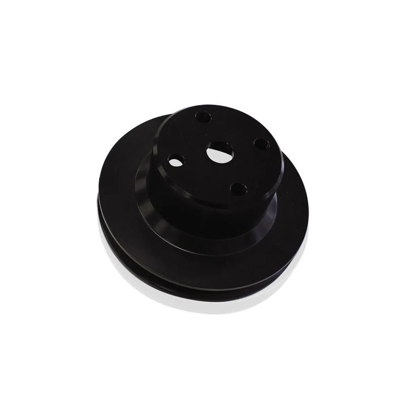 Aeroflow Water Pump Pulley - Single V-Groove Black (Holden 253-308)