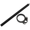 Aeroflow Universal 40mm Fuel Pump Bracket & Stalk - Black Finish