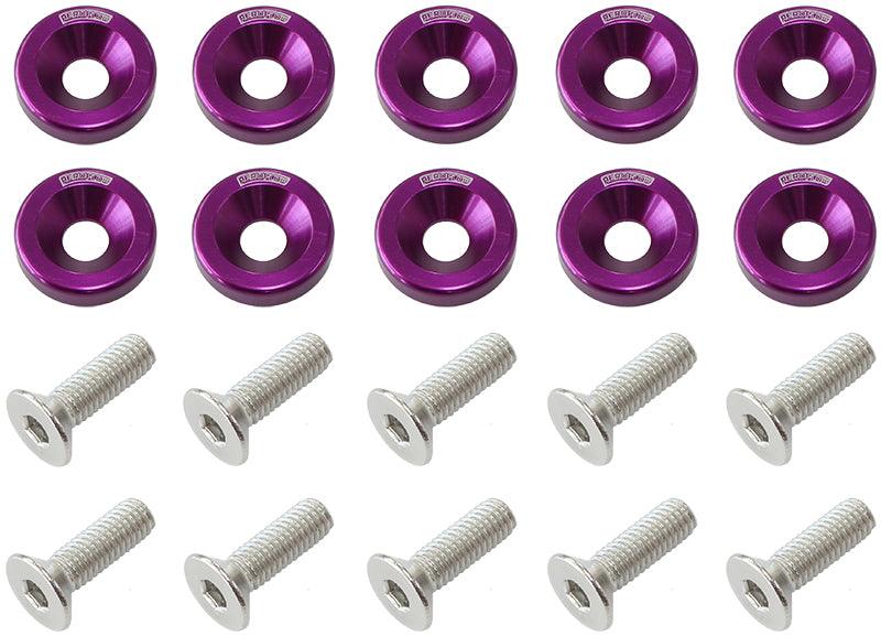 Aeroflow Billet Dress-Up/Fender Bolt Kit M6x1.0mm OR M8x1.25mm