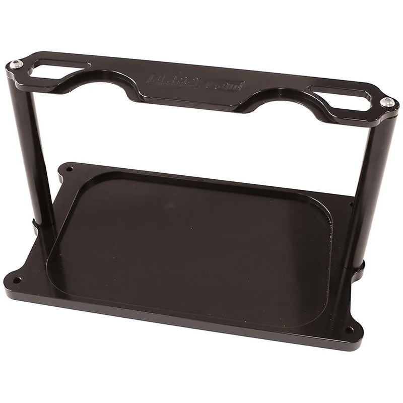 Aeroflow Billet Aluminium Battery Tray (Optima, Red and Yellow) Black