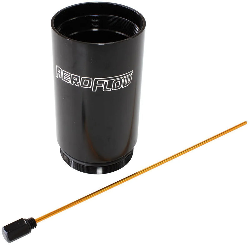 Aeroflow Universal Catch Can Air/Oil Separator Extension - Black