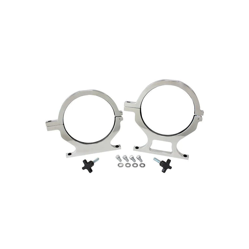 Aeroflow Billet Nitrous Bottle Brackets - Polished - 10lb & 15lb Bottles