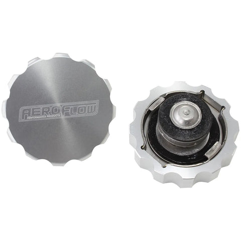 Aeroflow Billet Radiator Cap to suit 32mm Cap - Silver