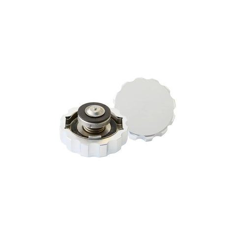 Aeroflow 42mm Billet Radiator Cap with Billet Cover 0.5 Bar - Polished