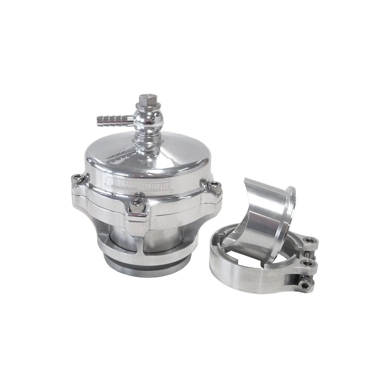 Aeroflow 50mm Blow Off Valve w/Weld-On Flange and V-Band - Polished