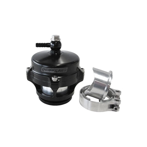 Aeroflow 50mm Blow Off Valve w/Weld on Flange and V-Band - Black