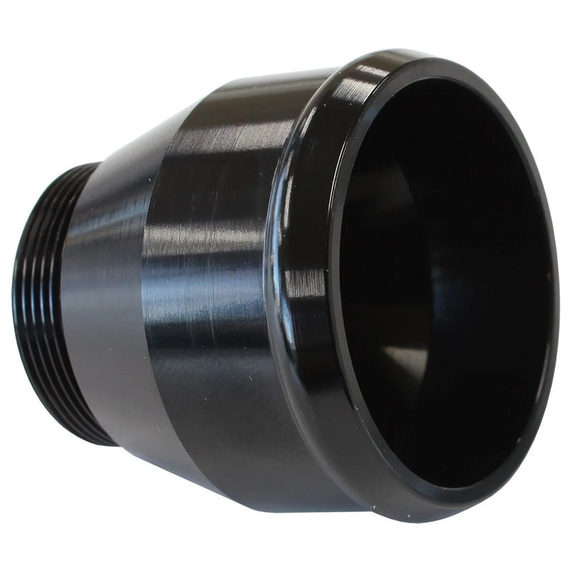 Aeroflow 50mm Blow Off Valve Plumb Back Barb Adapter - 38mm - Black