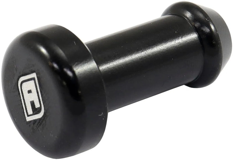 Aeroflow Rubber Hose Block-Off Plug Black Finish