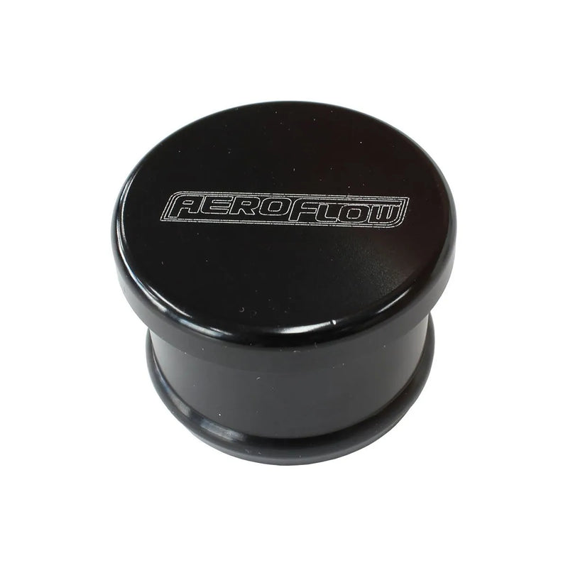 Aeroflow 34mm Blow Off Valve Block Off Plug - Black