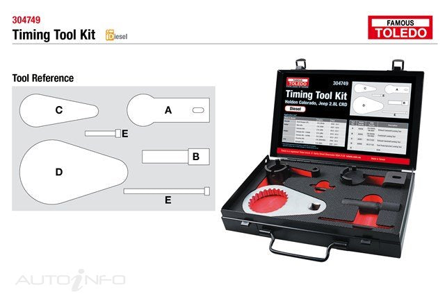 Toledo Toledo Cam Tool Locking Kit - 304749