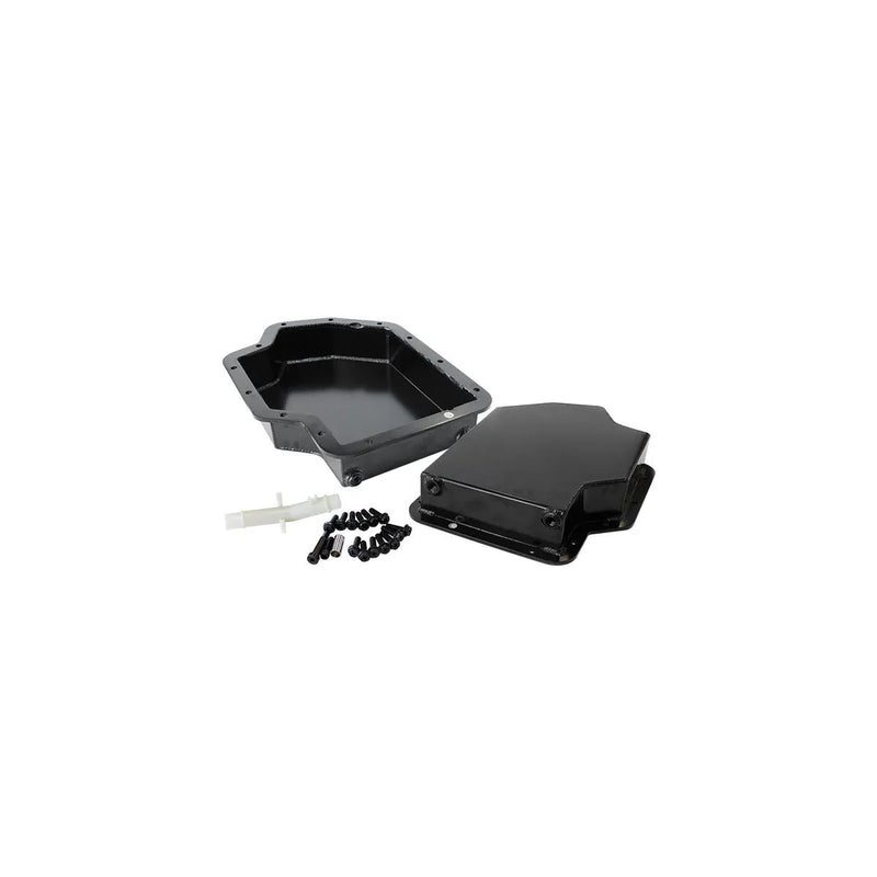 Aeroflow 3" Deep Fabricated Transmission Pan - Black (TH400)