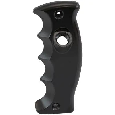 Aeroflow Pistol Grip Passengers Side Single Button Plate - Black
