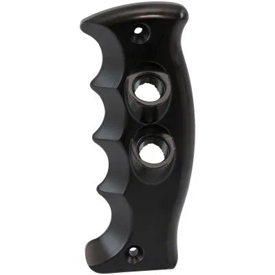 Aeroflow Pistol Grip PassengersSide Dual Button Plate - Black
