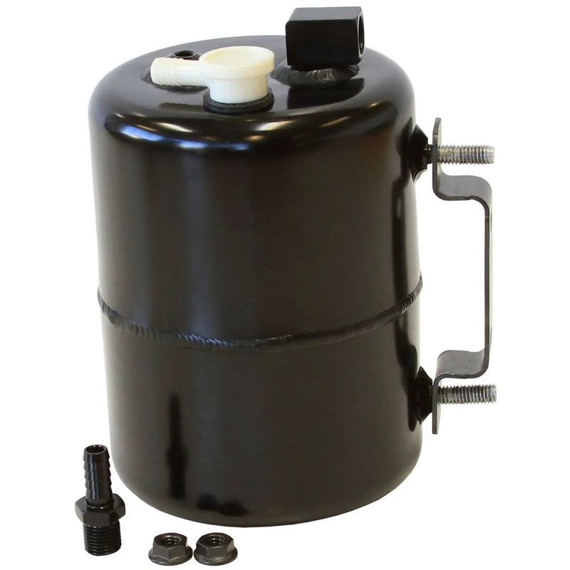 Aeroflow 6.75" x 5" Brake Vacuum Reservoir Tank - Black