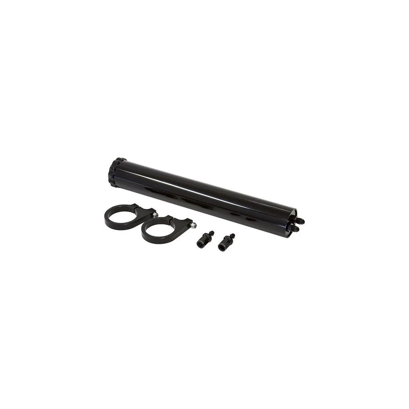 Aeroflow 13" x 2" Aluminium Radiator Overflow Tank - Black