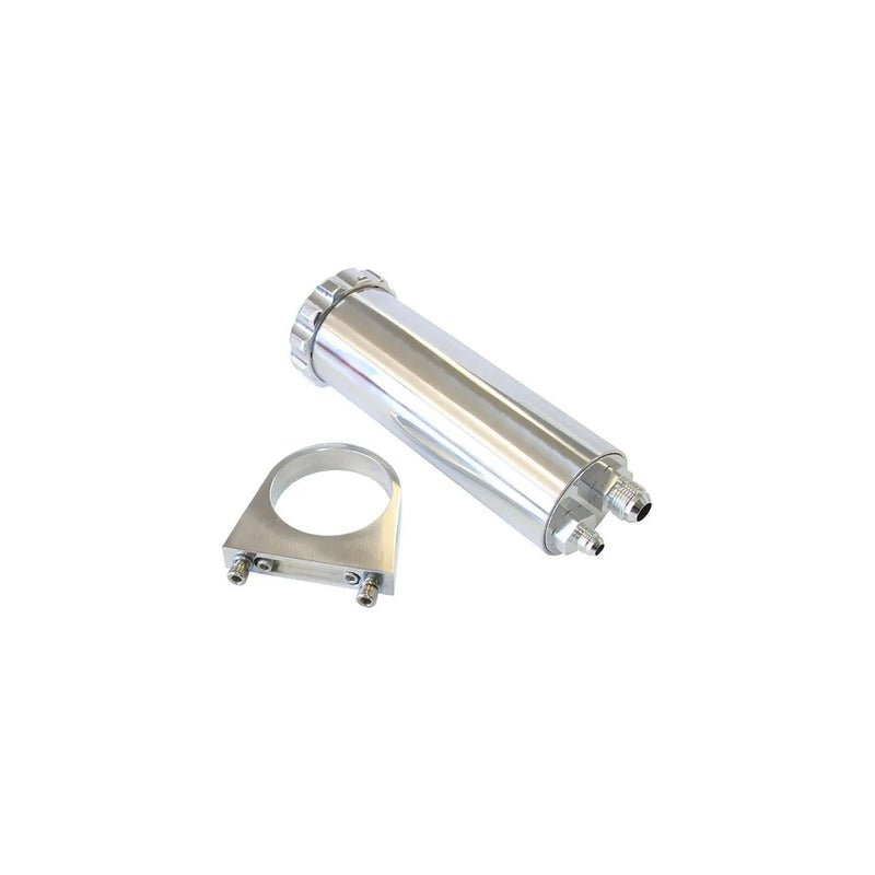 Aeroflow Billet Power Steer Tank w/Billet Brackets -10AN,-6AN