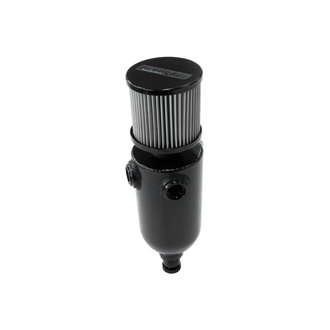 Aeroflow 6.5 x 3.5" Universal Breather Tank 2 x -8 ORB - Black