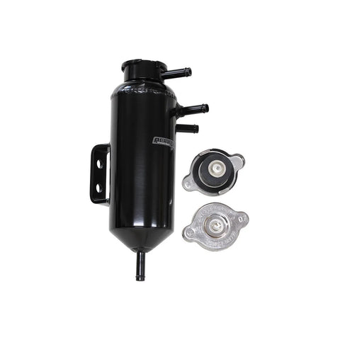 Aeroflow Universal Header Tank 5/16" Barbs Compact Design 32mm Cap - Black