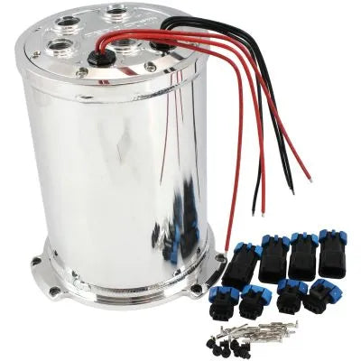 Aeroflow AF77-4056-XPX Triple EFI Fuel Pump Round Surge