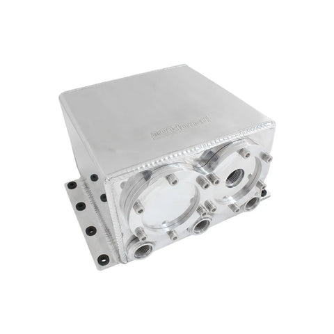 Aeroflow Dual Under Car Pump Surge Tank - AF49-1014