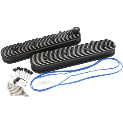 Aeroflow AF77-5022-XPX Retro Finned Valve Cover Set