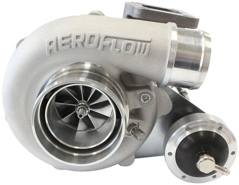 Aeroflow Boosted B5455 T3 .83 Internal Wastegate Turbocharger 660HP - Natural Cast Finish