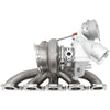 Aeroflow BOOSTED 6558 Bolt On Internal Wastegate Turbocharger 650HP (RS3/TT RS) - Natural Cast Finish
