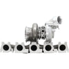 Aeroflow BOOSTED 6558 Bolt On Internal Wastegate Turbocharger 650HP (RS3/TT RS) - Natural Cast Finish
