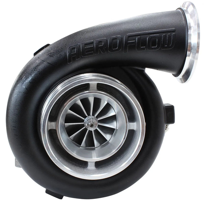 Aeroflow Boosted 7075 1.15 T4 Twin Entry V-Band Outlet (GTX4294) Black