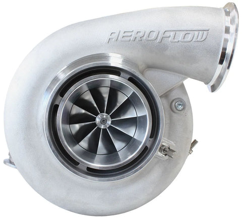 Aeroflow Boosted 7975 V-Band 1.15 Turbocharger 1450HP - Natural Cast Finish